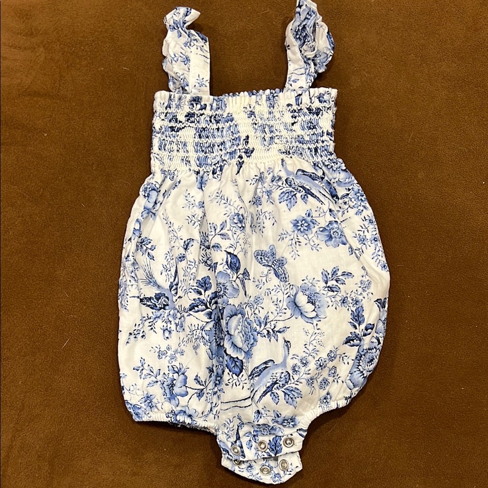 Ralph Laurent Baby Floral Romper